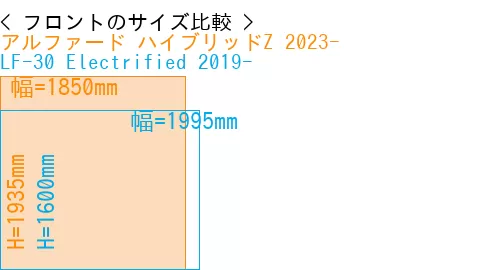#アルファード ハイブリッドZ 2023- + LF-30 Electrified 2019-